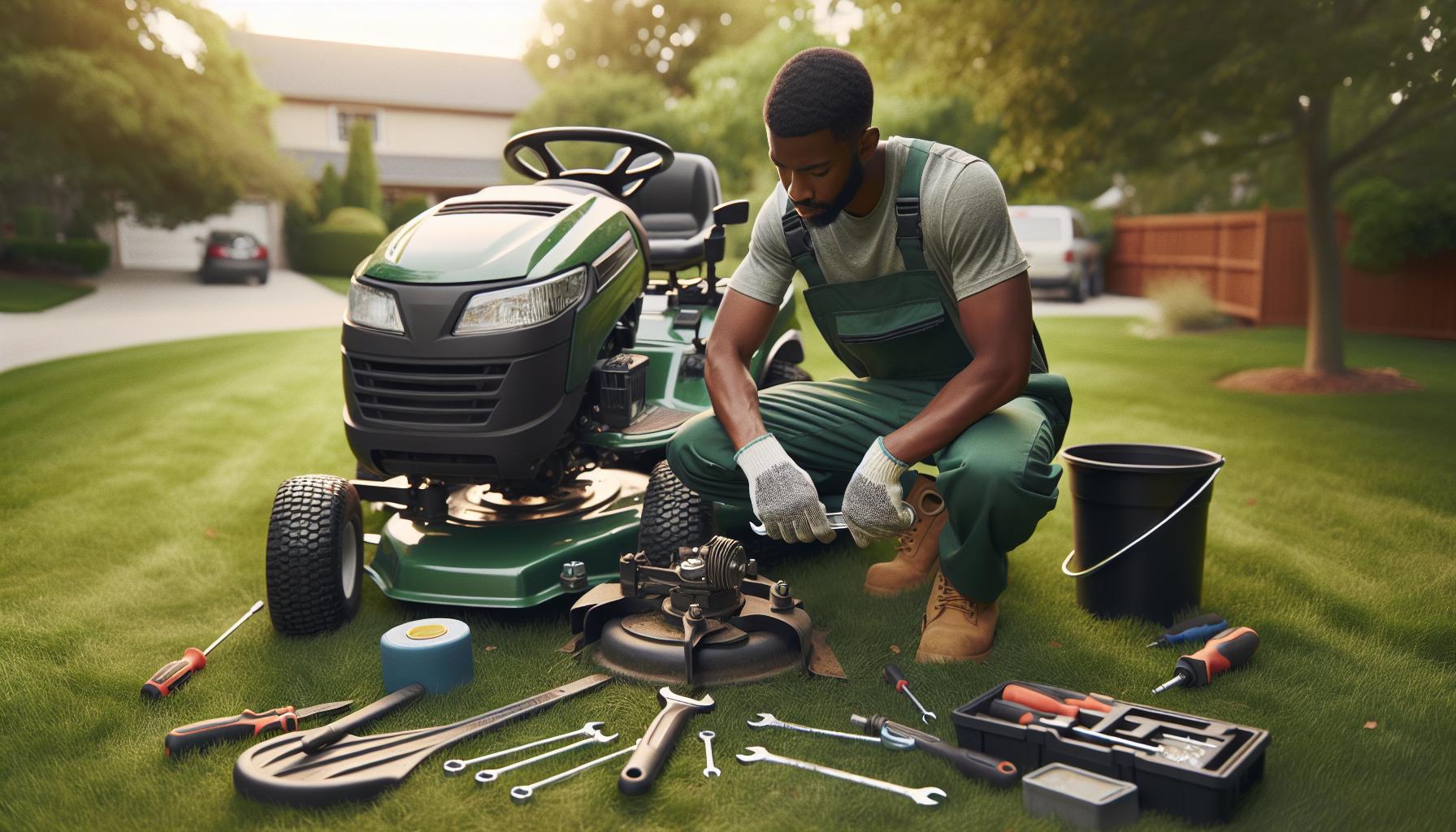 How to Change Riding Lawn Mower Blades Without Help