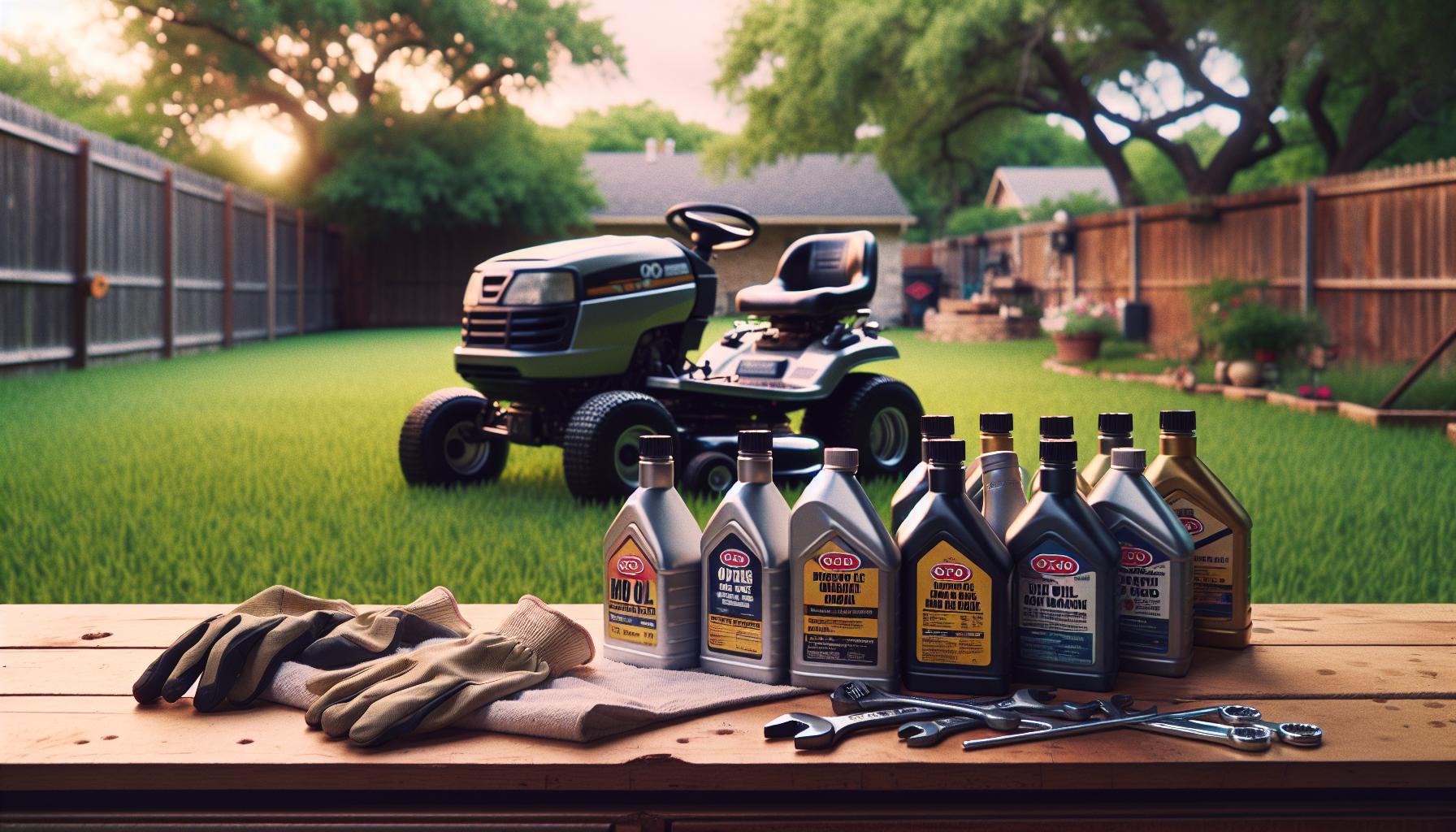 How to Change Oil in Riding Lawn Mower: Complete Guide 1 Selecting the Right Oil for Your Riding Lawn Mower