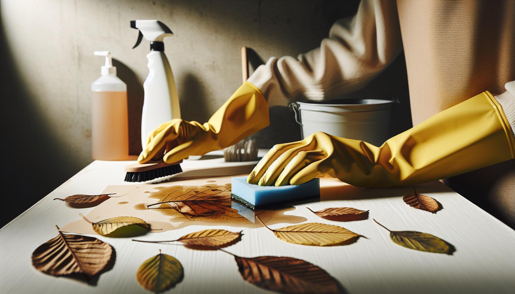 Step-by-Step Guide to Cleaning Leaf Stains