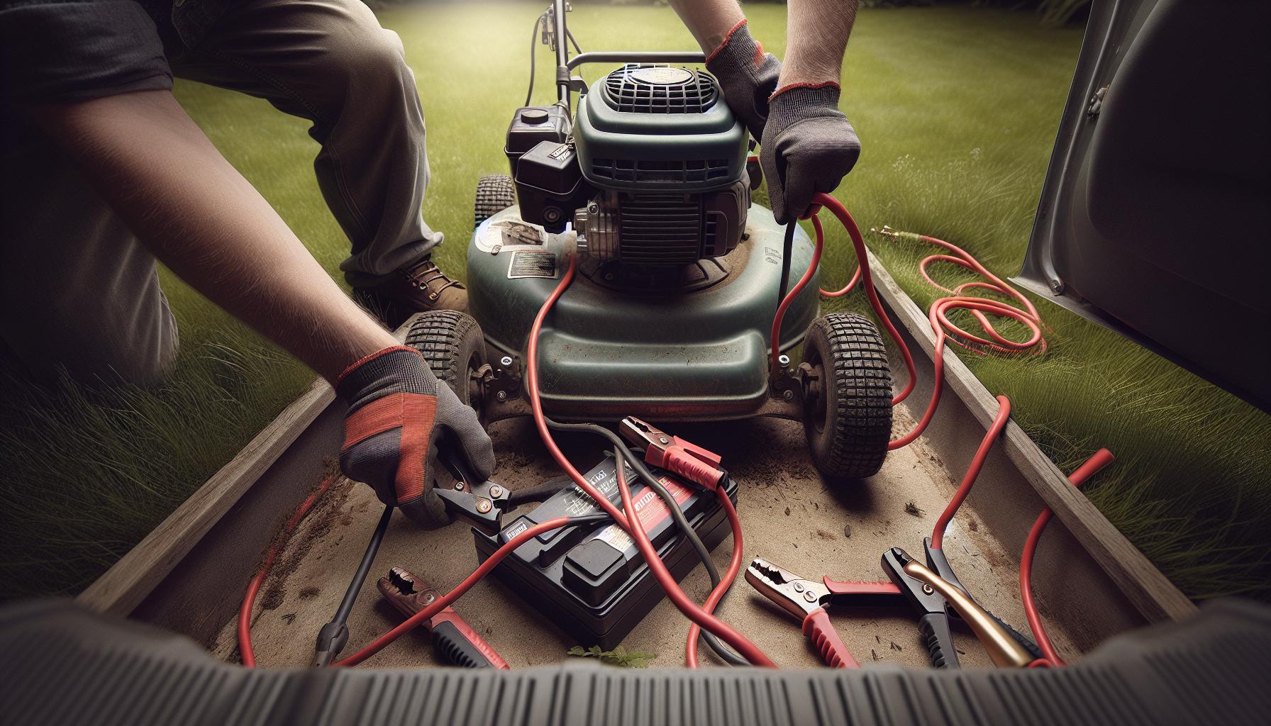 Can a Car Battery Jump a Lawn Mower Battery? Compatibility 4 Step-by-Step Guide to Jump Starting a Lawn Mower
