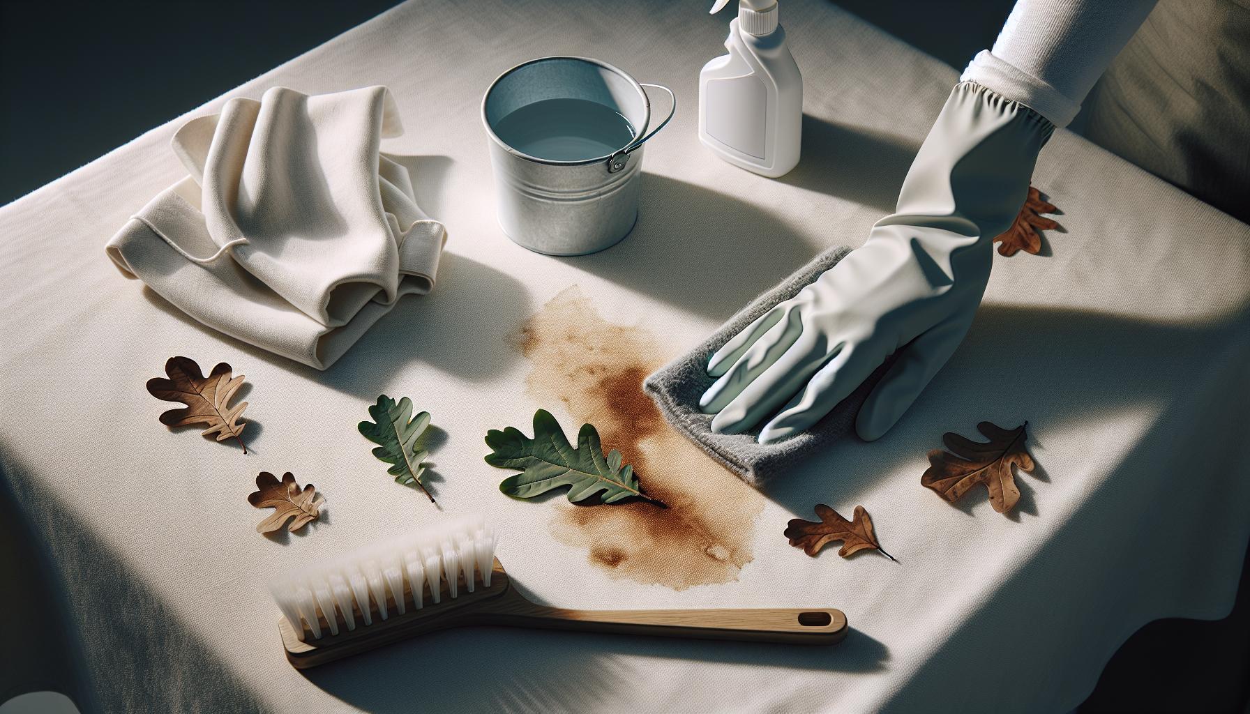 Step-by-Step Guide to Quickly Remove Oak Leaf Stains