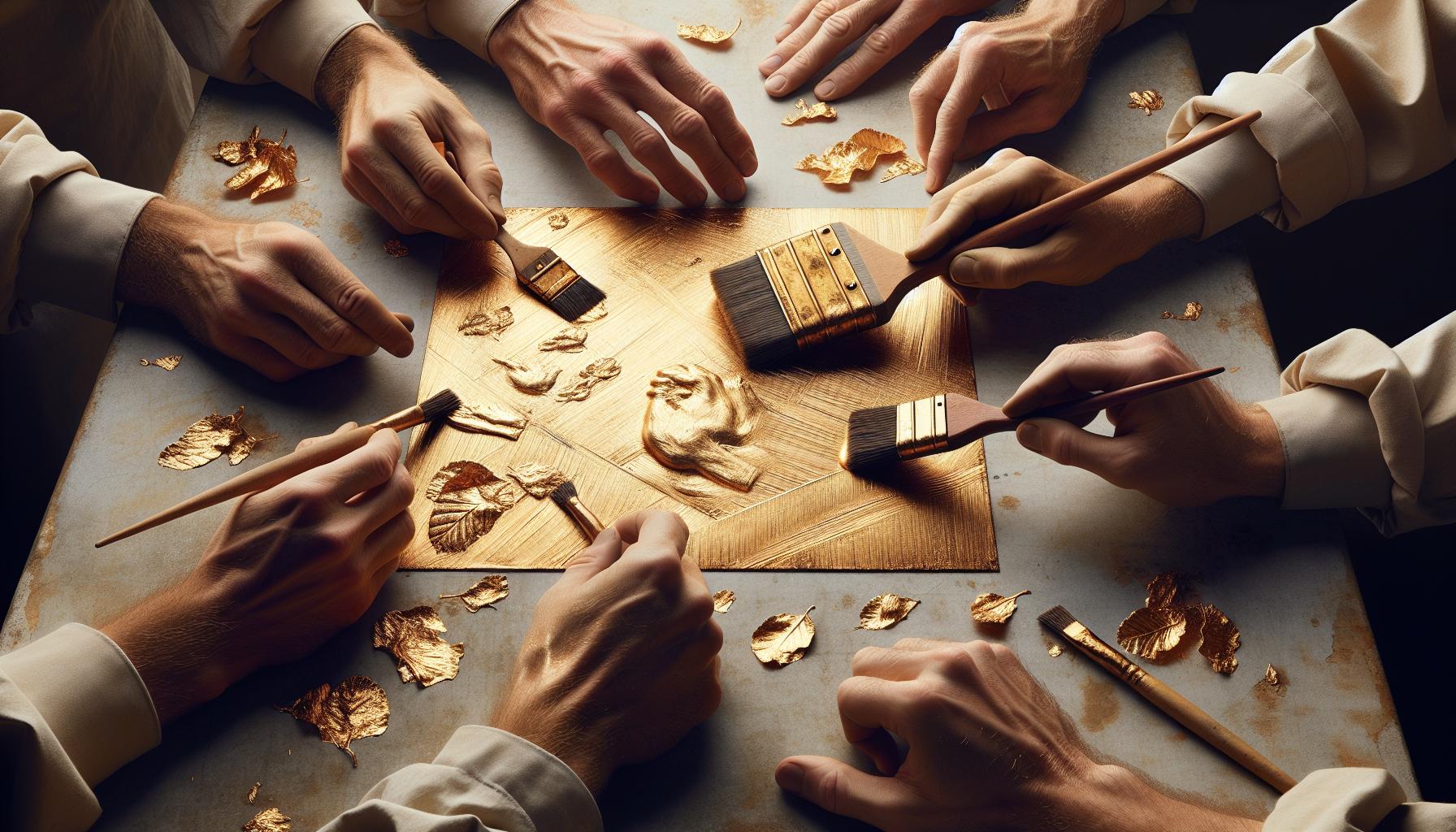 How to Remove Excess Gold Leaf Like a Professional 1 Step-by-Step Guide to Remove Excess Gold Leaf
