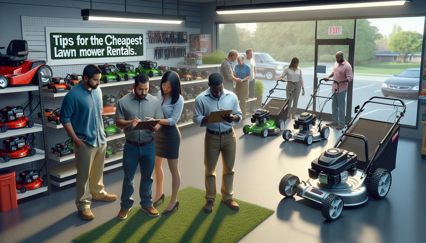 Tips for Finding the Cheapest Lawn Mower Rentals