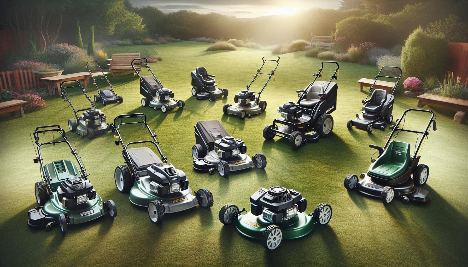 Types of Lawn Mowers Available for Rent