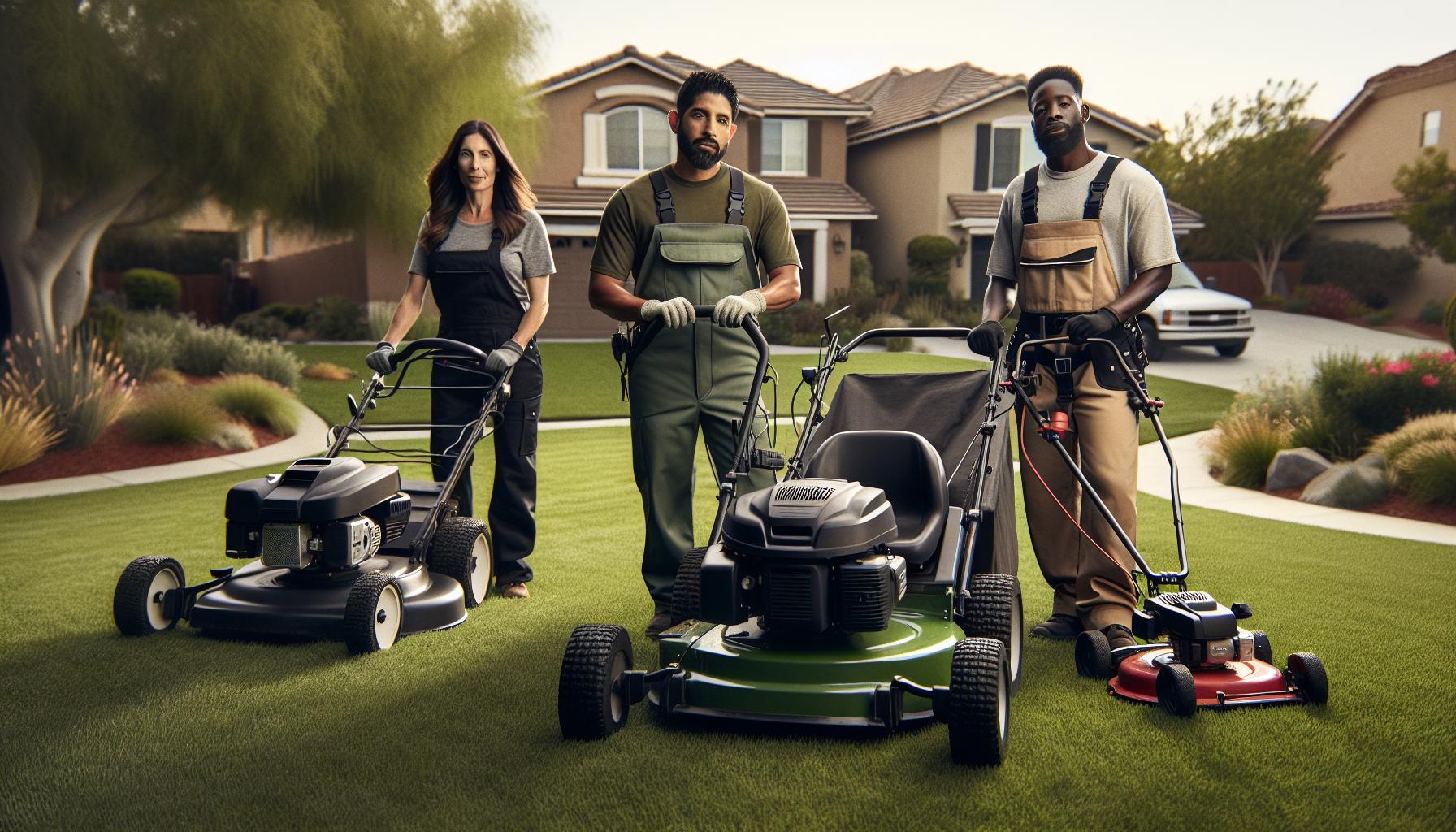 Types of Lawn Mowing Services Offered