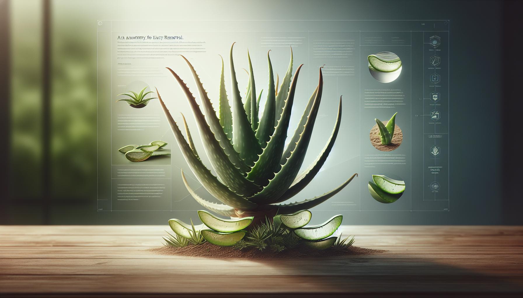 Understanding Aloe Vera Plant Anatomy for Easy Removal