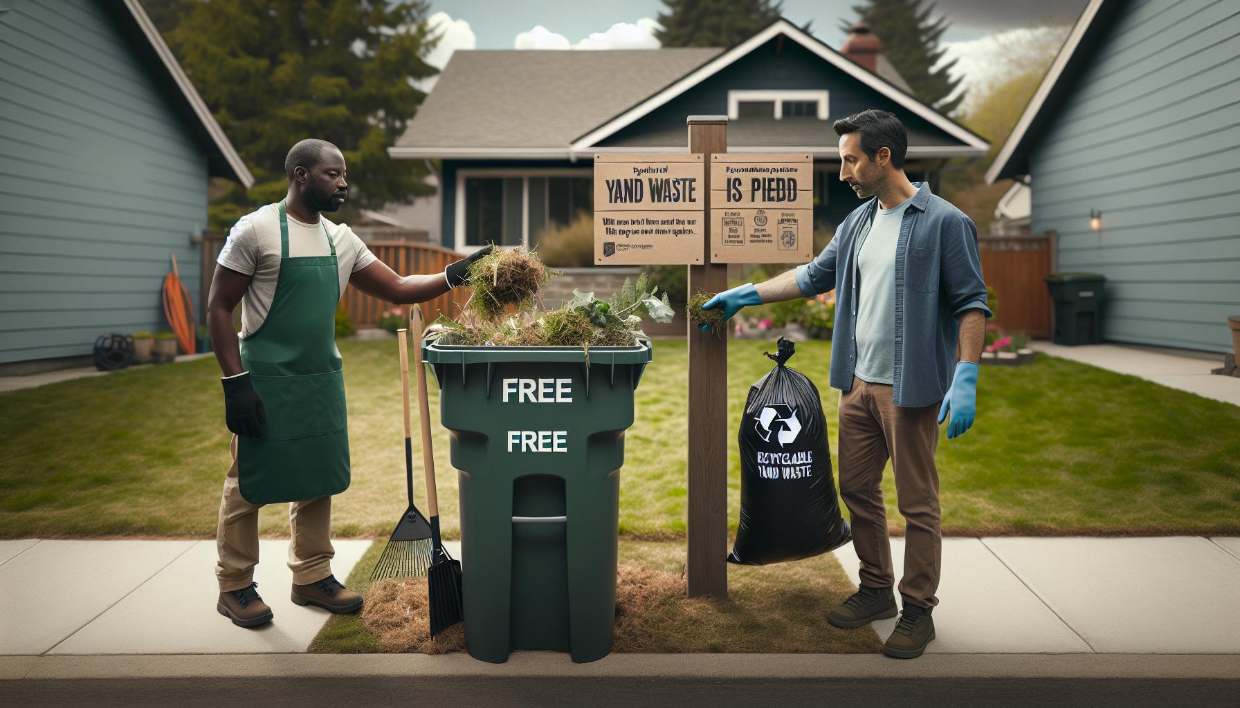 Understanding Free vs. Paid Lawn Waste Disposal