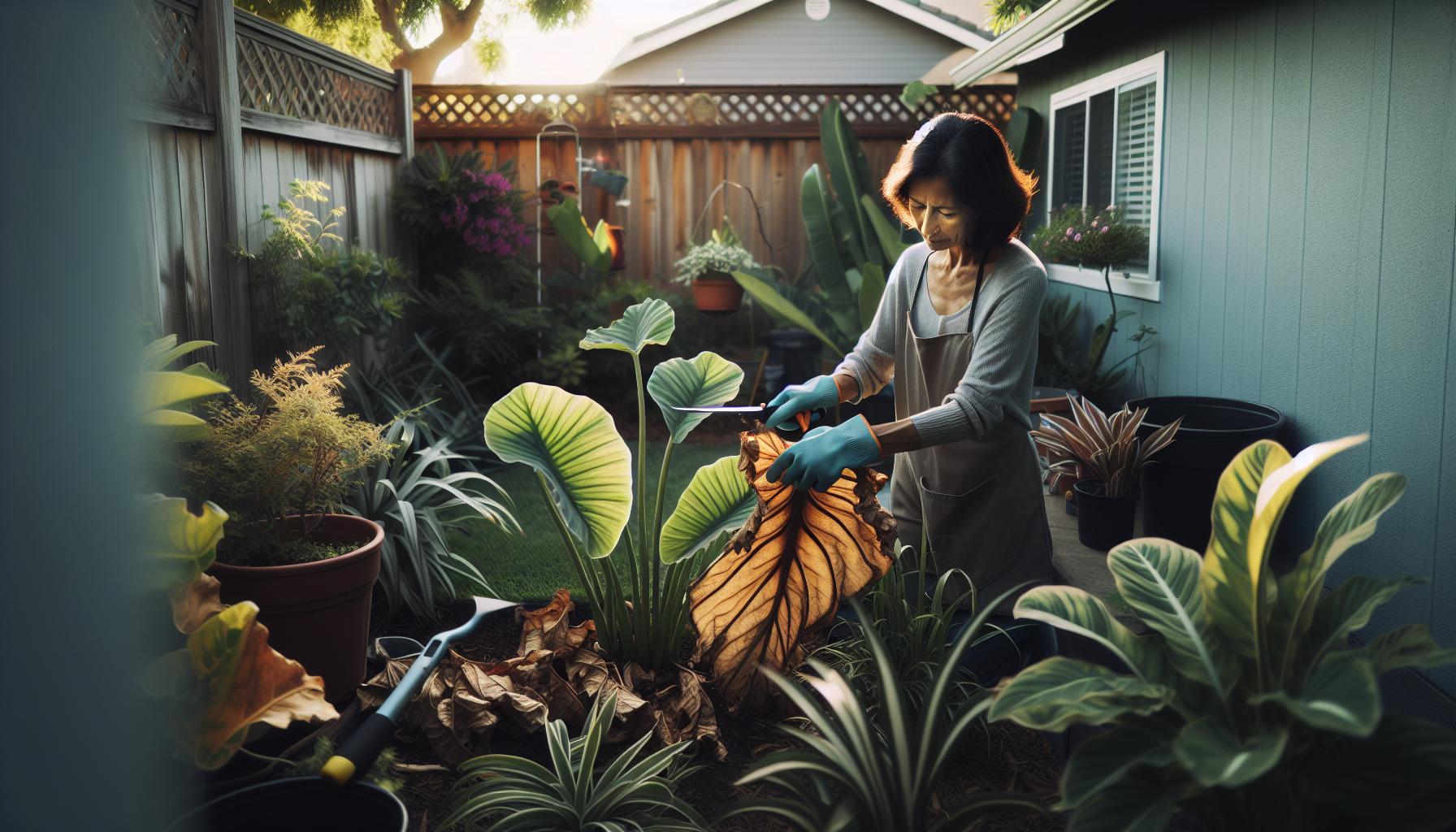 Understanding the Importance of Removing Dead Elephant Ear Leaves