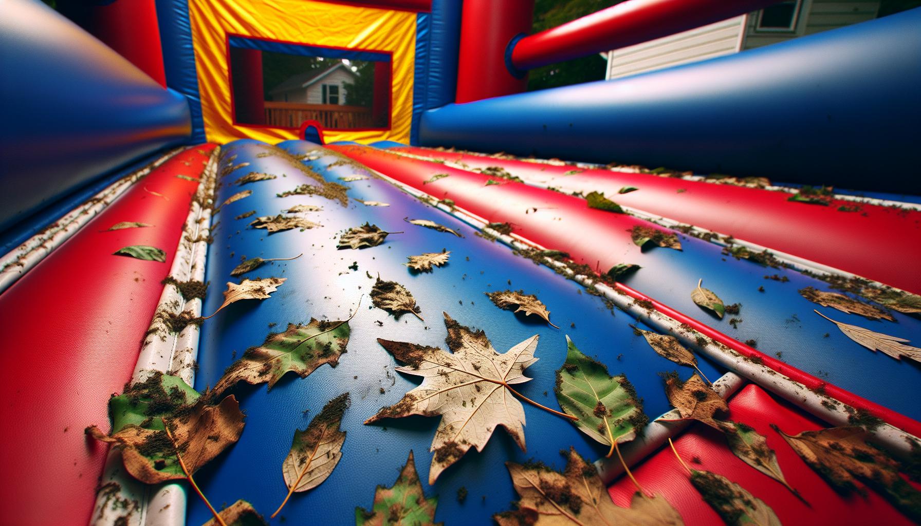 How to Remove Leaf Stains From Bounce House Fabric 2 Understanding Leaf Stains on Bounce House Fabric