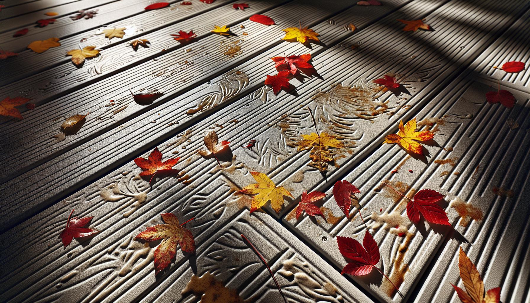 How to Remove Leaf Stains From Composite Decking 1 Understanding Leaf Stains on Composite Decking