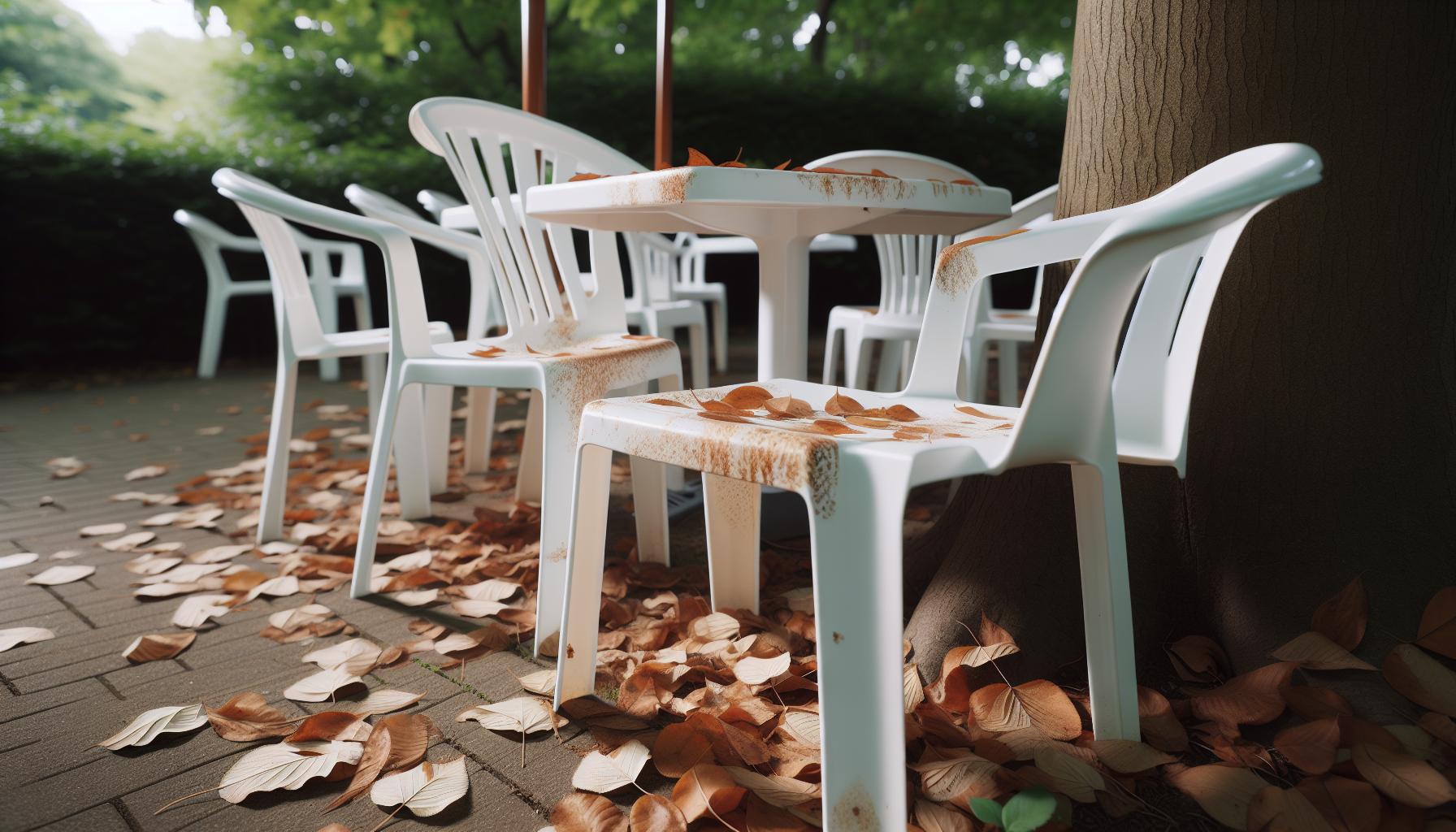 Understanding Leaf Stains on Plastic Furniture
