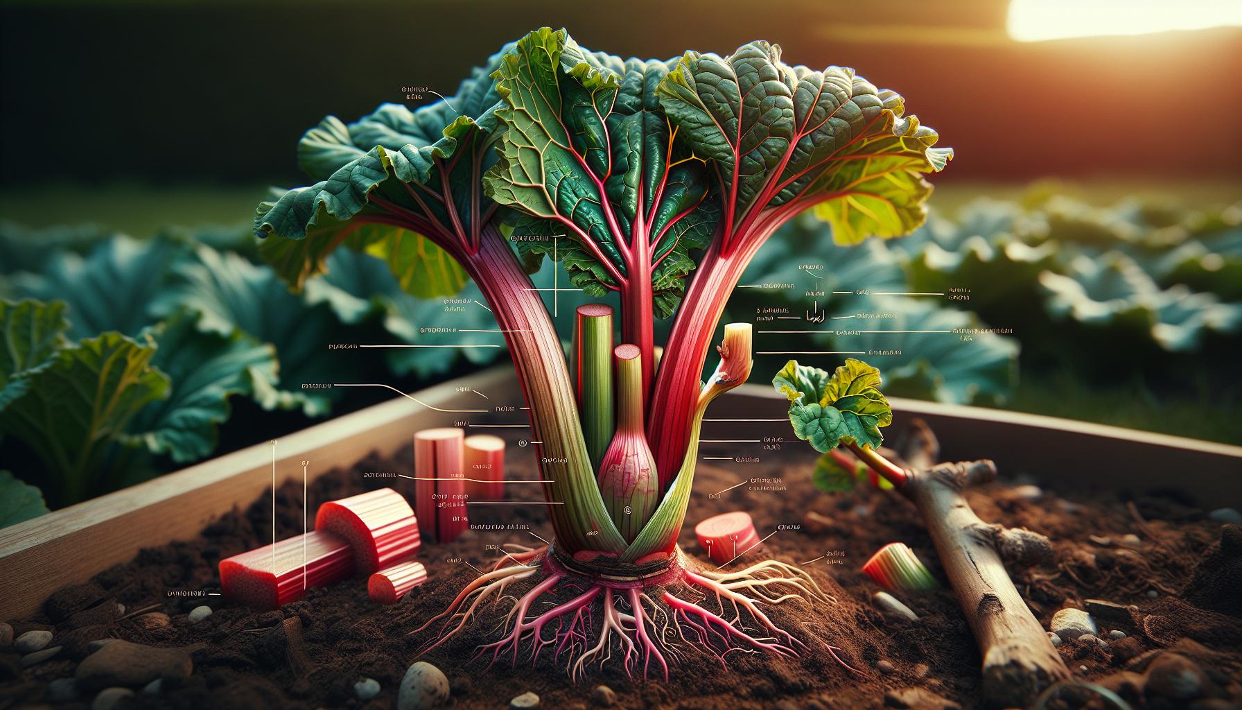 Understanding Rhubarb Plant Anatomy