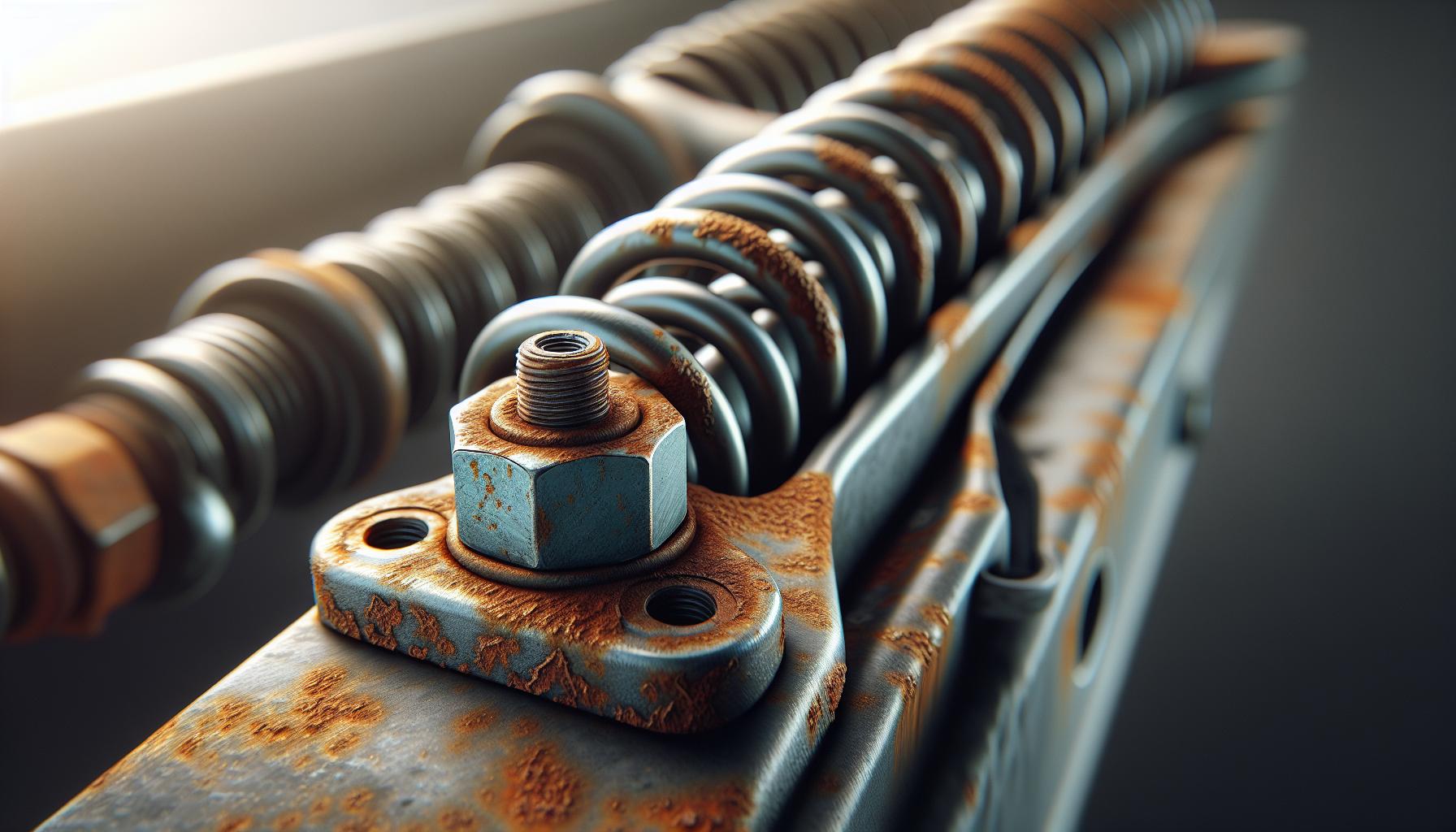 Understanding Rust Formation on Leaf Spring Bolts