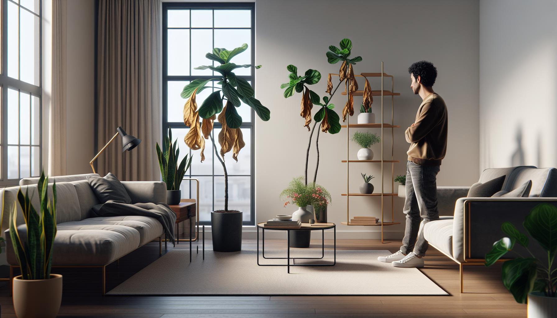 How to Remove Brown Leaves From Fiddle Leaf Fig Properly 3 When to Replace Your Fiddle Leaf Fig