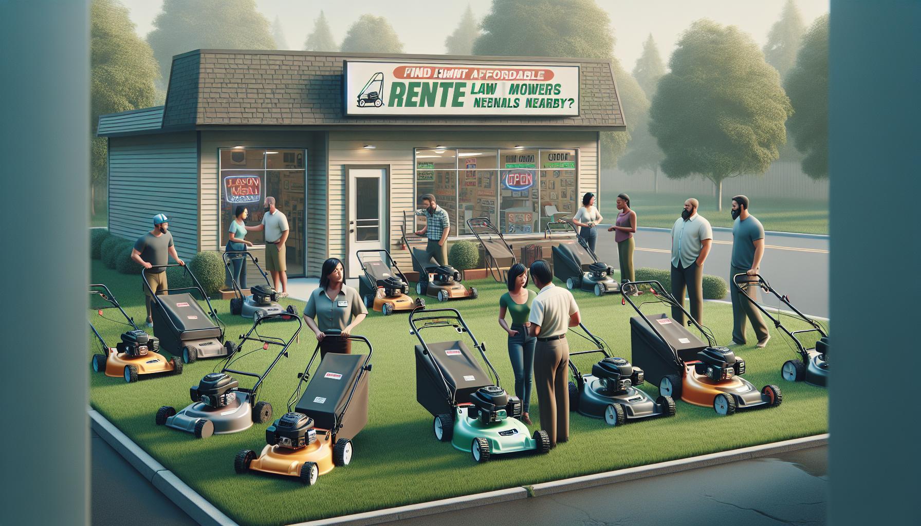 Where to Find Affordable Lawn Mower Rentals Near You